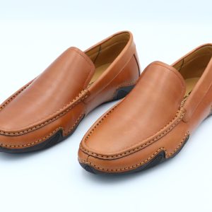 Loafer nâu trơn